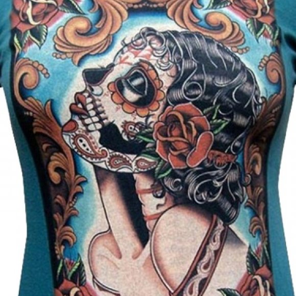Dia de Los Muertos Tee - Picture 2 of 2